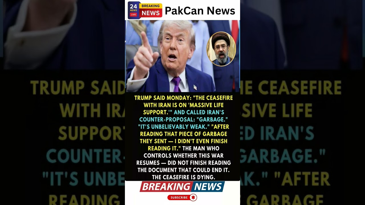 U.S.&ndash;Iran Ceasefire Faces New Pressure After Trump Remarks | PakCan News