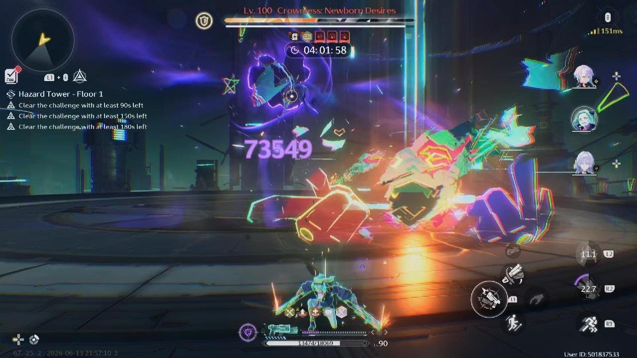 Lucy Rebecca and Mornye Rotation