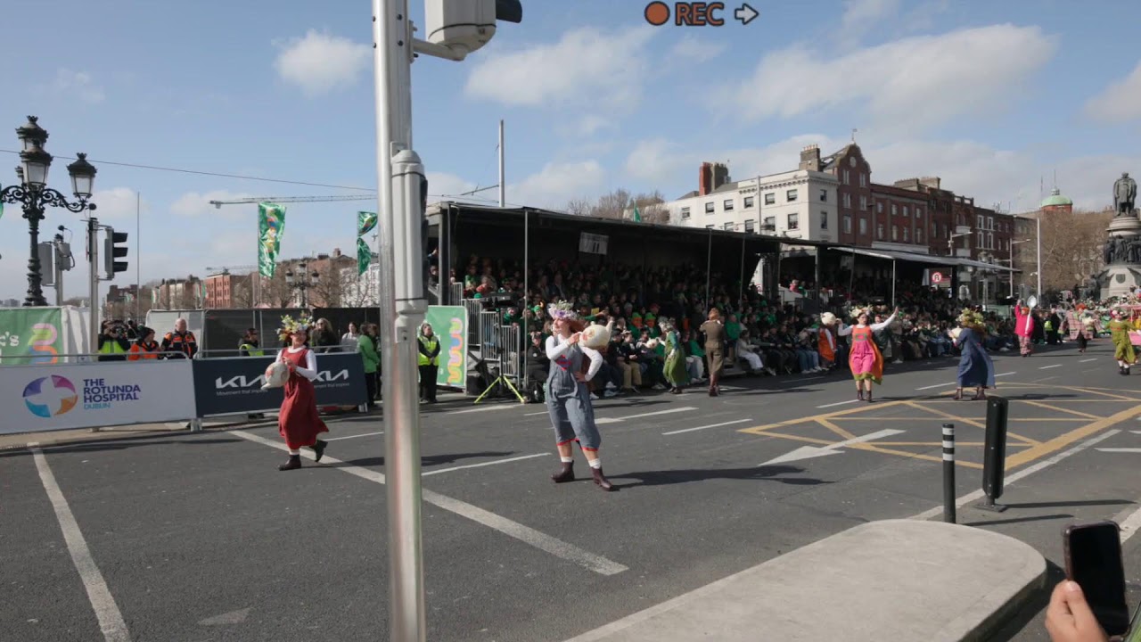 Live Saint Patrick's Day Full Parade video Dublin Ireland 2026