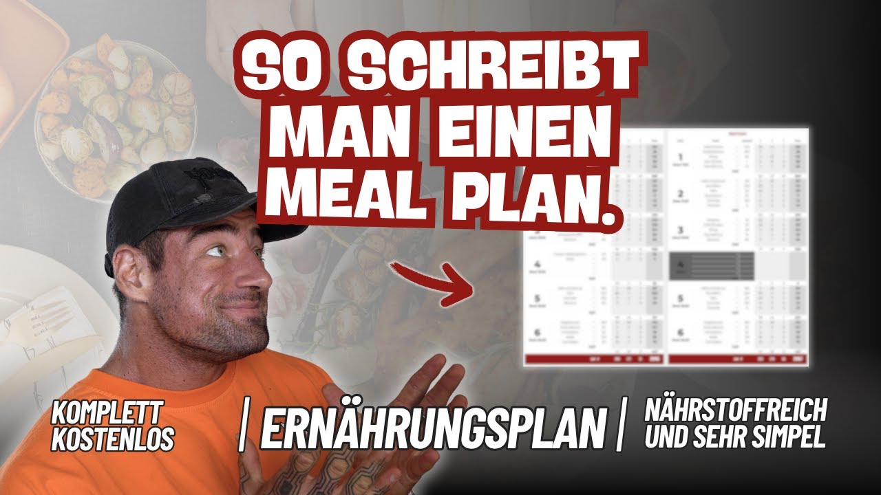 KOSTENLOSER ERNÄHRUNGSPLAN | SO ERSTELLST DU DEINEN EIGENEN | NÄHRSTOFFREICH UND SIMPEL
