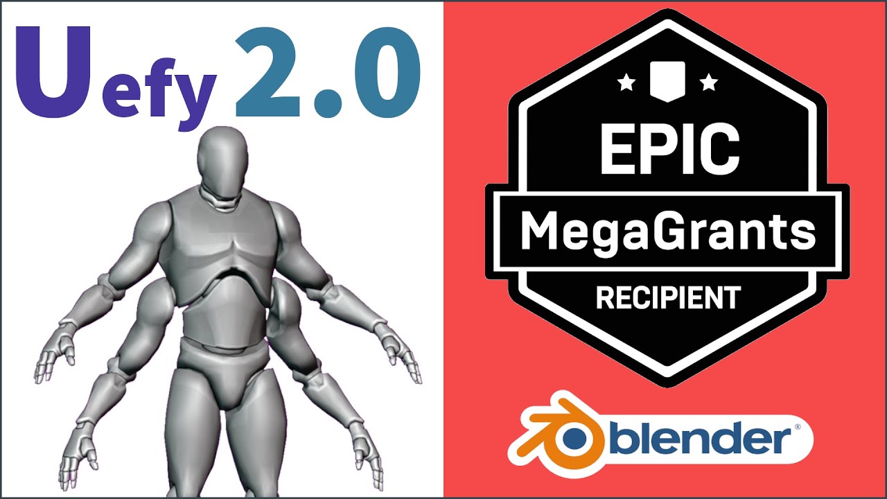Blender to UE5 with Rigify, make Epic Skeleton compatible characters [ Uefy 2.5 ]
