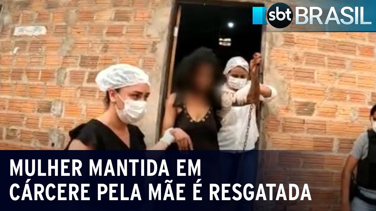 Mulher mantida em cárcere pela mãe por 20 anos é resgatada no MA | SBT Brasil (10/02/23)