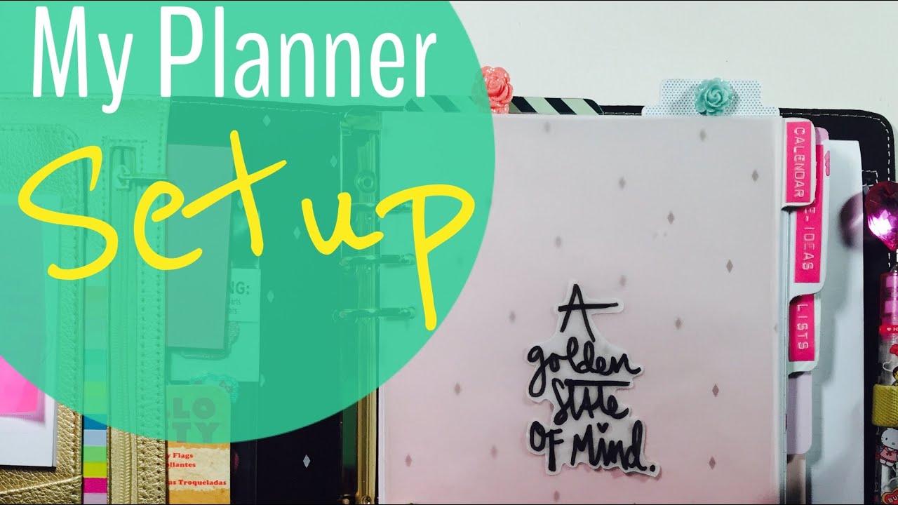 My Planner/Filofax Setup