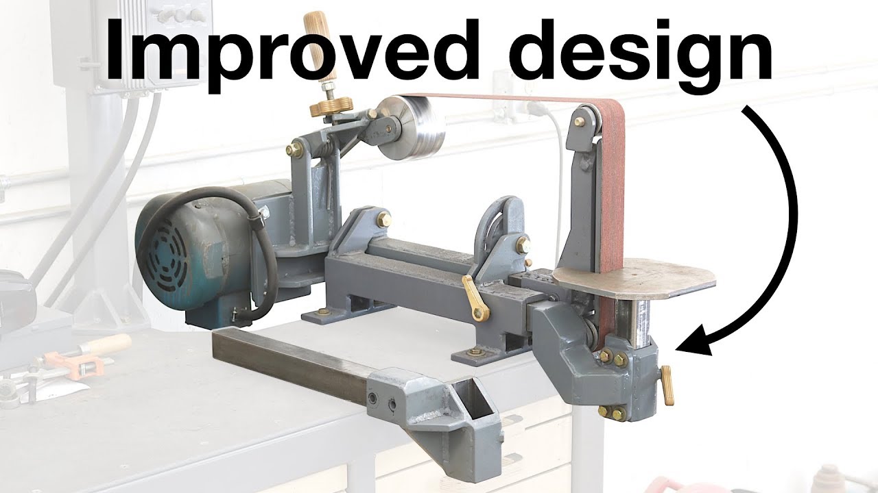 Improved table holder for belt grinder