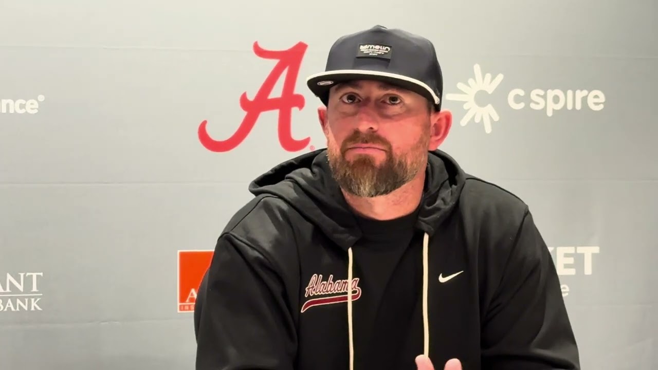 Alabama Baseball Press Conference Before Washington State Series