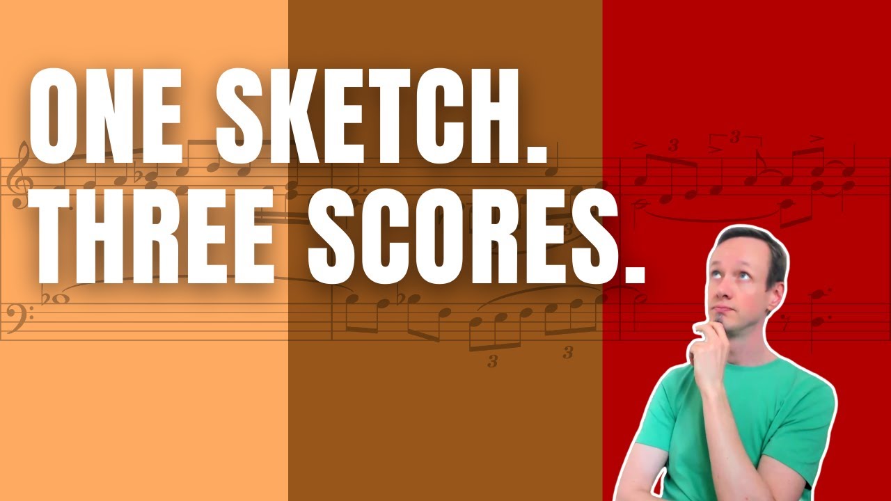 One Sketch, Three Worlds - How to Orchestrate Emotion with Intervals