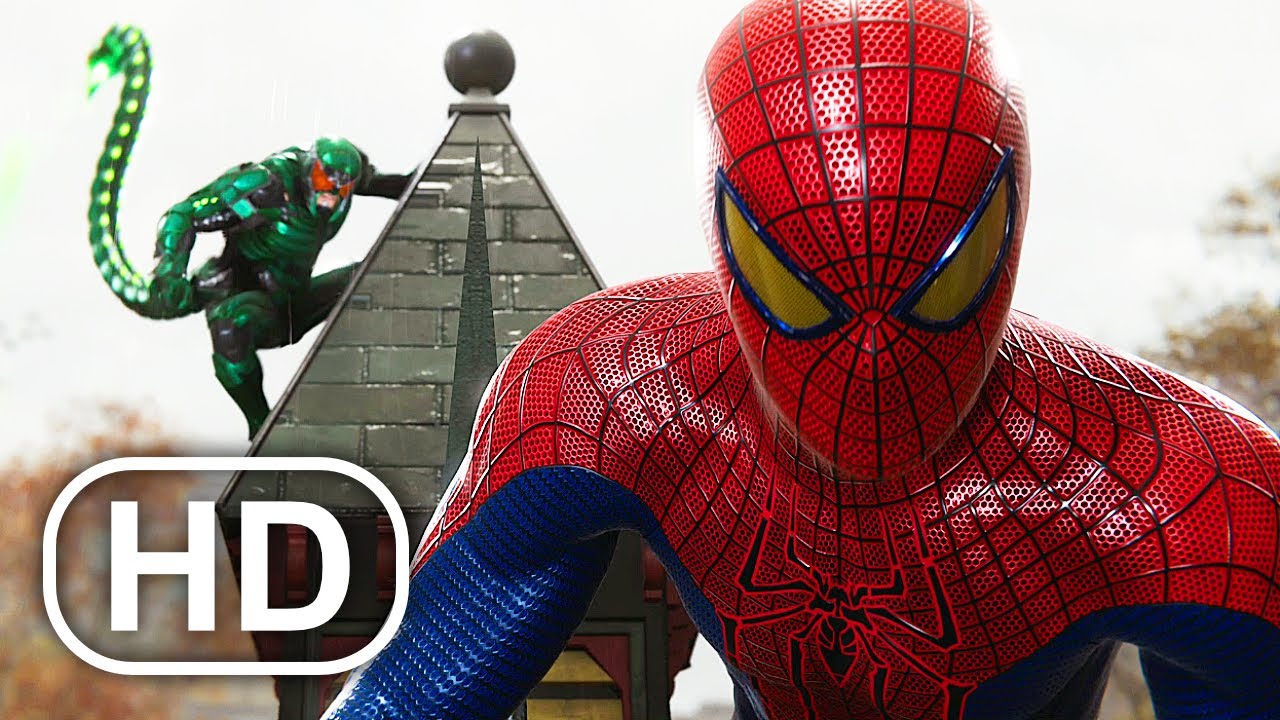 The Amazing Spider-Man Vs SCORPION Fight Scene 4K ULTRA HD - Spider-Man Remastered PS5