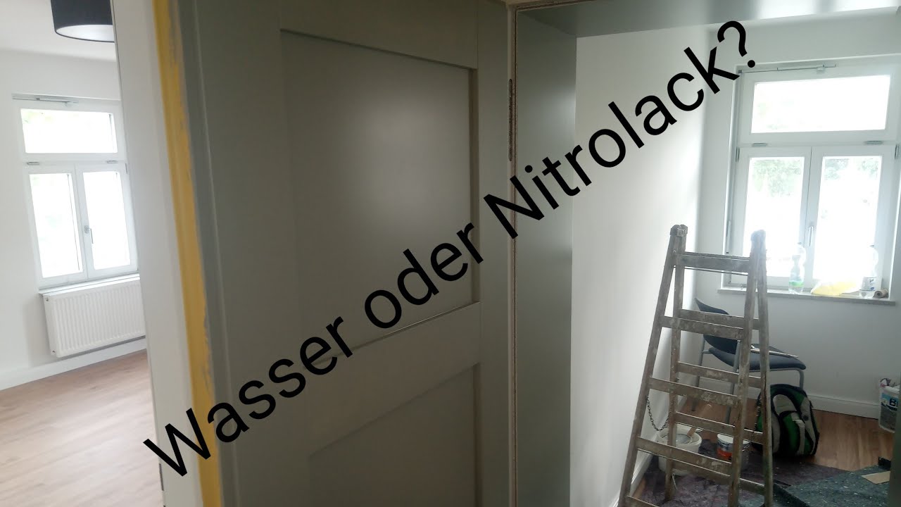 Wasserlacke und Nitrolacke was muss man wissen!