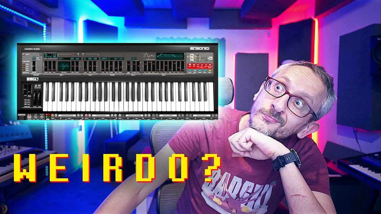 Ensoniq ESQ-1. Синтезатор? Высадка инопланетян? Не уверен...