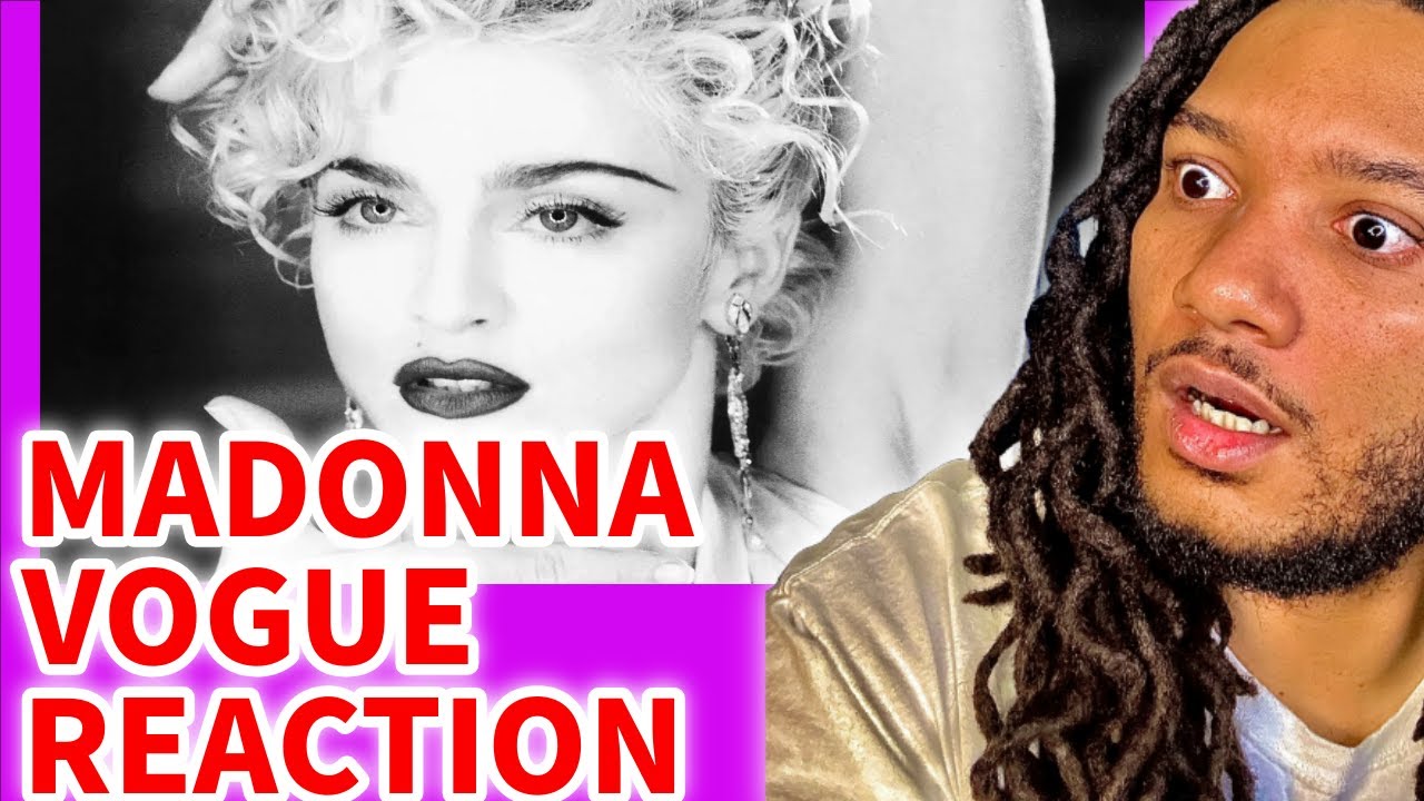 First time hearing Madonna Vogue Reaction 