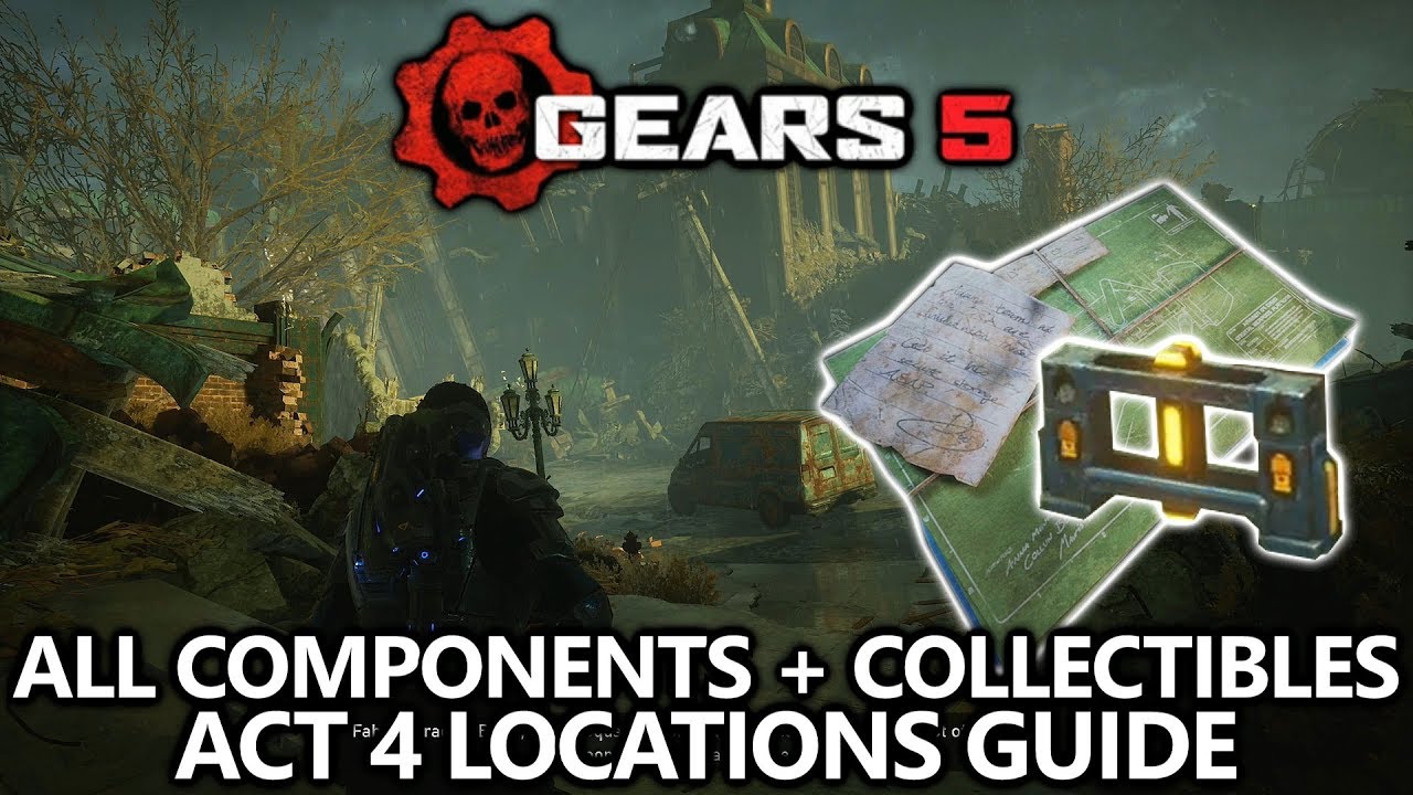 Gears 5 - All Components & Collectibles Locations Guide - Act 4
