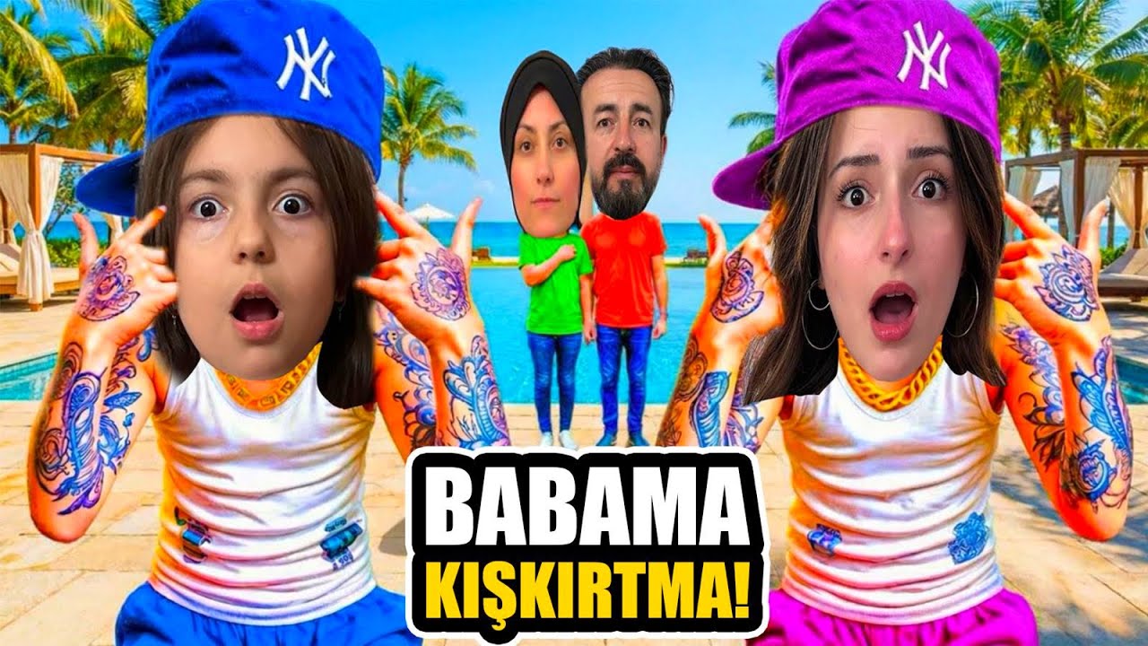 ZEYNEP HİRANUR VE ANNESİ DÖVME YAPTIRDI / BABAMA DEV KIŞKIRTMA 
