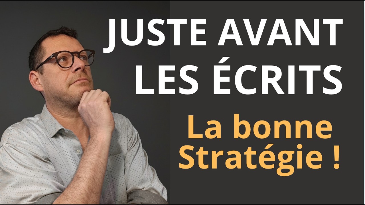 Écrits du concours : la stratégie gagnante