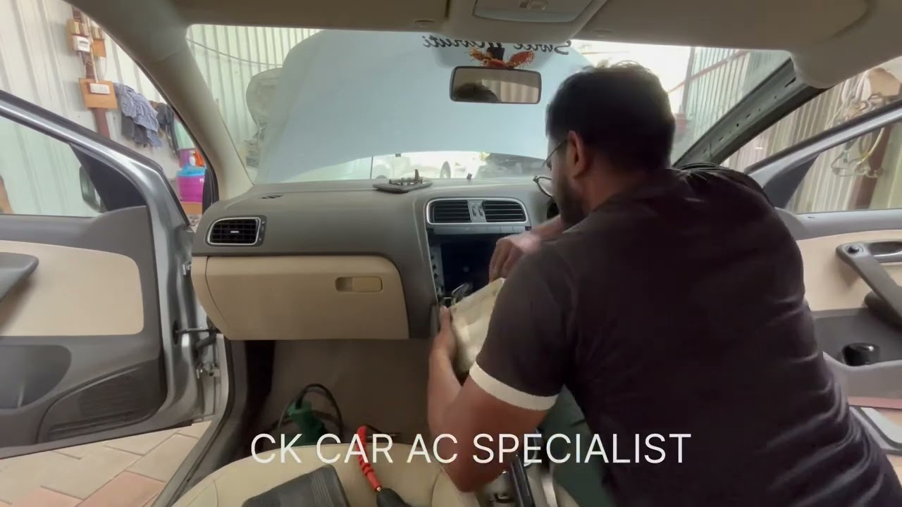 volkswagen vento |polo| repid| deshboad open | Ac evaporator & cooling coil | change |Ac service