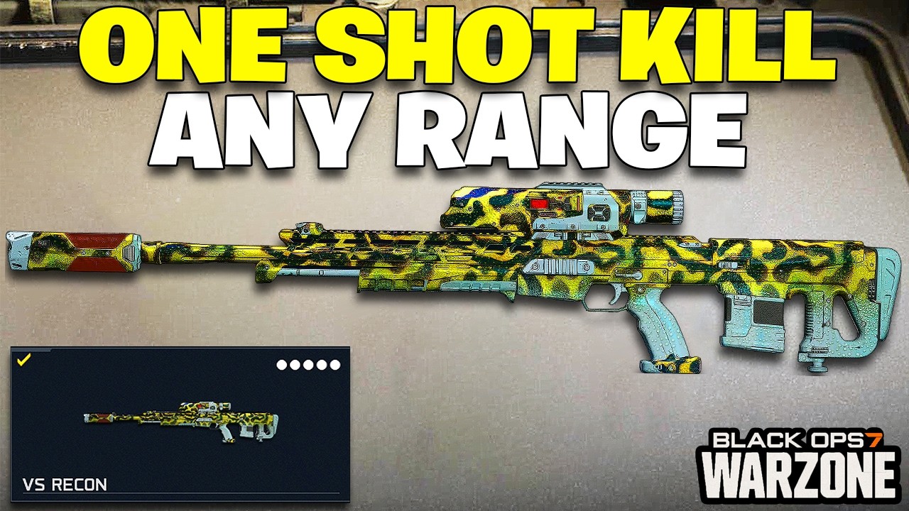 NEW #1 BEST SNIPER META LOADOUT in WARZONE SEASON 5!🔥 (Best VS RECON Class Loadout for Warzone 3)