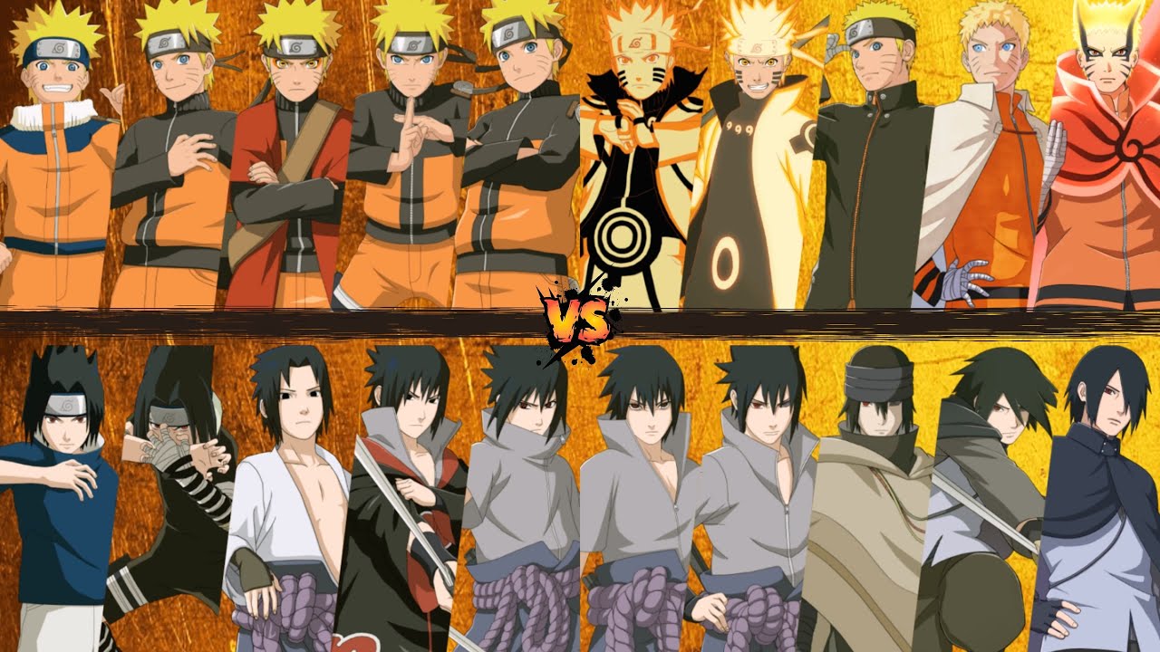 Второй Марафонский бой Наруто Узумаки против Саске Учиха NARUTO X BORUTO Ultimate Ninja STORM