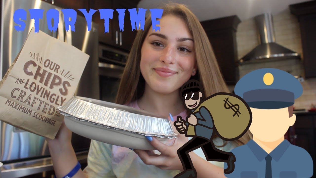 STORYTIME/CHIPOTLE MUKBANG: someone broke into the house I was babysitting