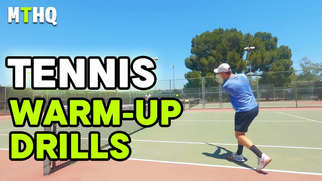 Tennis WARM UP Routine (6 Drills) | Forehand, Backhand, Rally