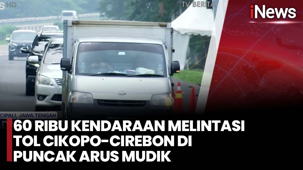 60 Ribu Kendaraan Melintasi Tol Cikopo-Cirebon di Puncak Arus Mudik | iNews Sore 14/3