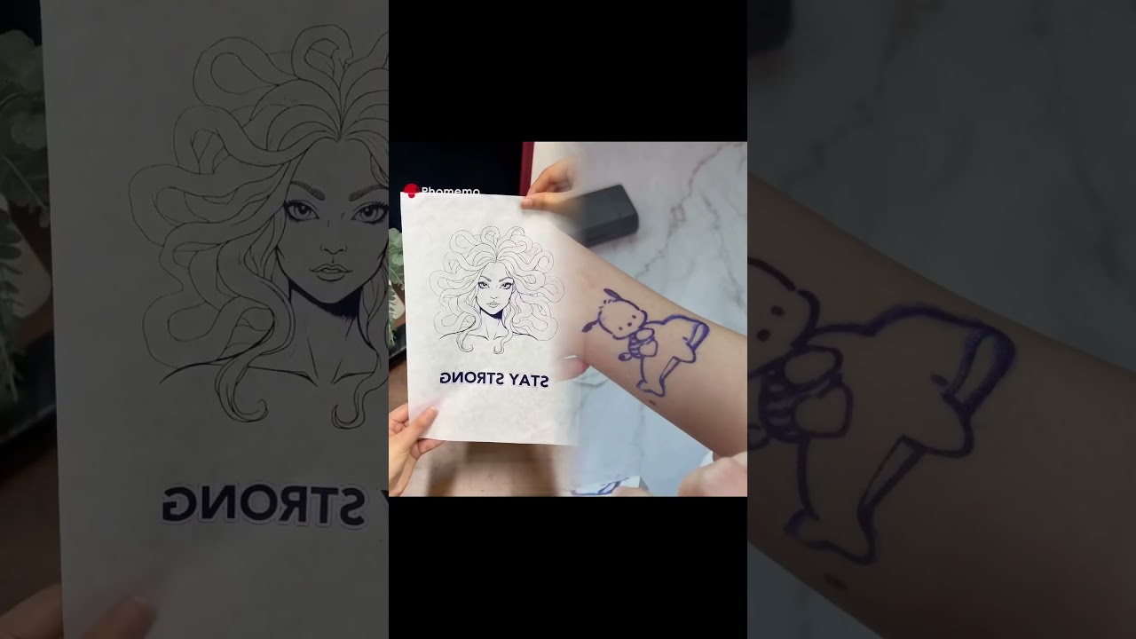 You can get any tattoos you want with Phomemo M08F tattoo printer!We also provide Tattoo G