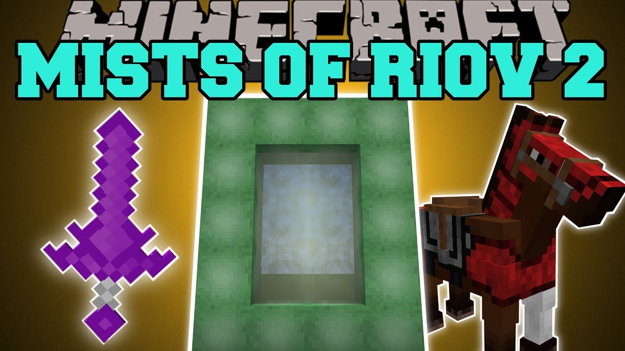 Minecraft: MISTS OF RIOV 2 MOD (ISLAND DIMENSIONS, UPGRADE WEAPONS, TOOLS, & MORE!) Mod Showcase