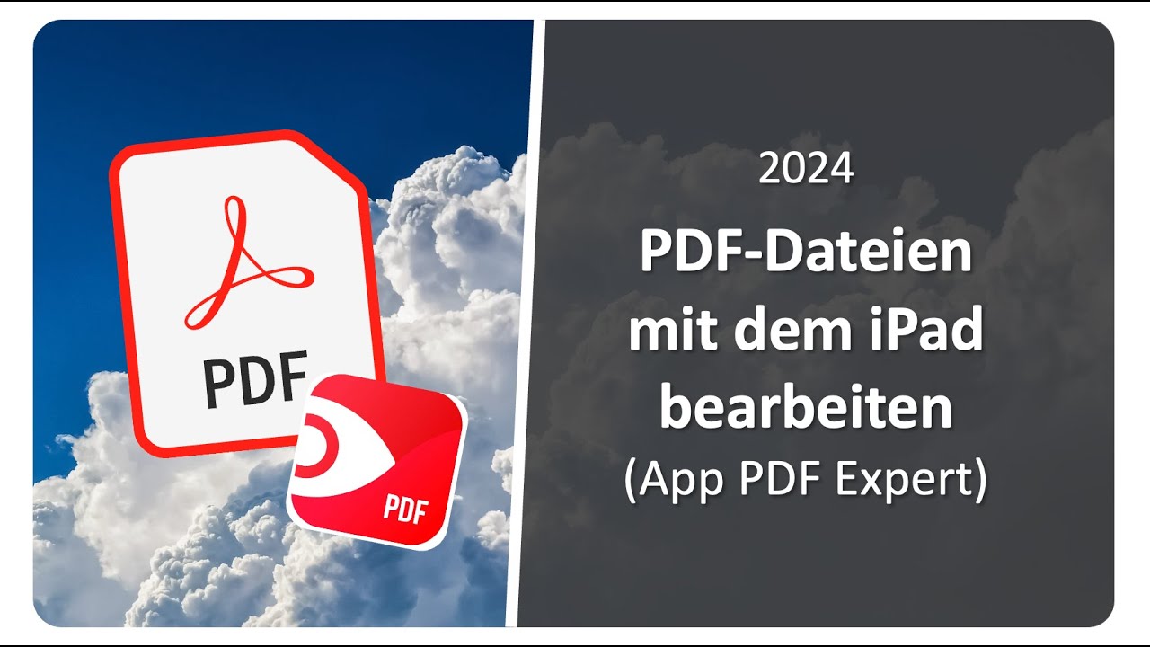PDF-Dateien mit dem iPad bearbeiten (App PDF Expert)