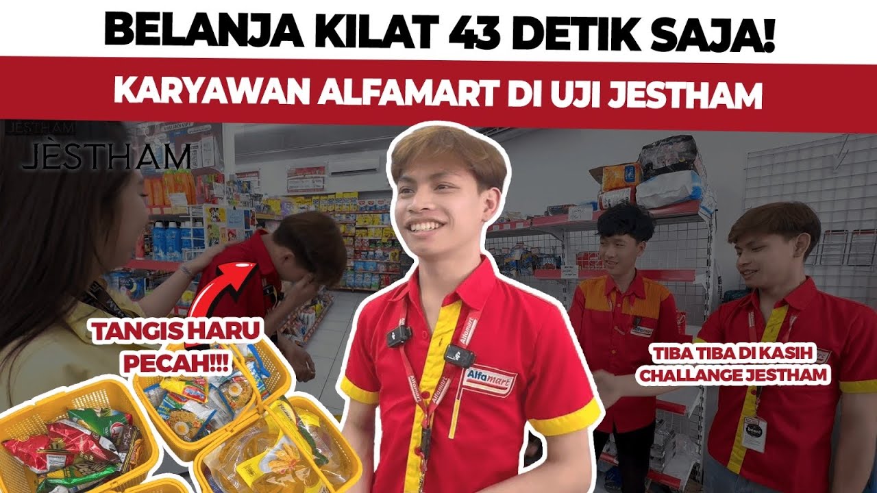 Jestham Traktir! Tantangan Belanja Kilat: 43 Detik Bisa Dapat Apa Aja?!