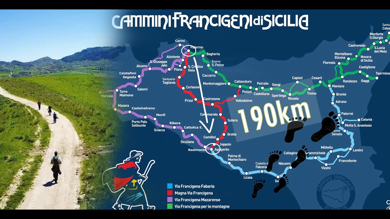 #1 Magna Via Francigena - Sicilia(da Palermo ad Agrigento) Si comincia! Parte Prima