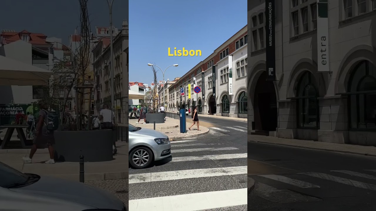 Calm street of Lisbon, Portugal 