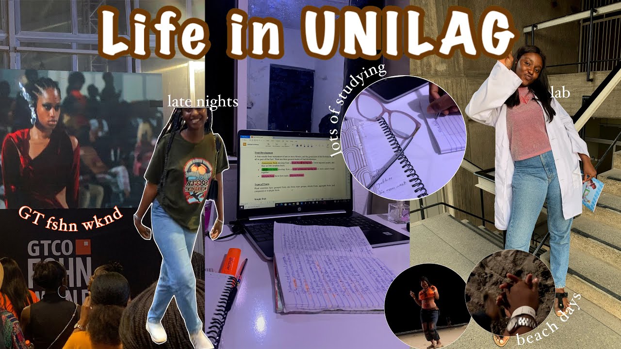 Life in UNILAG: Lab + lots of studying + Eventful weekend(Gt fshn wknd + beach day) + deep cleaning