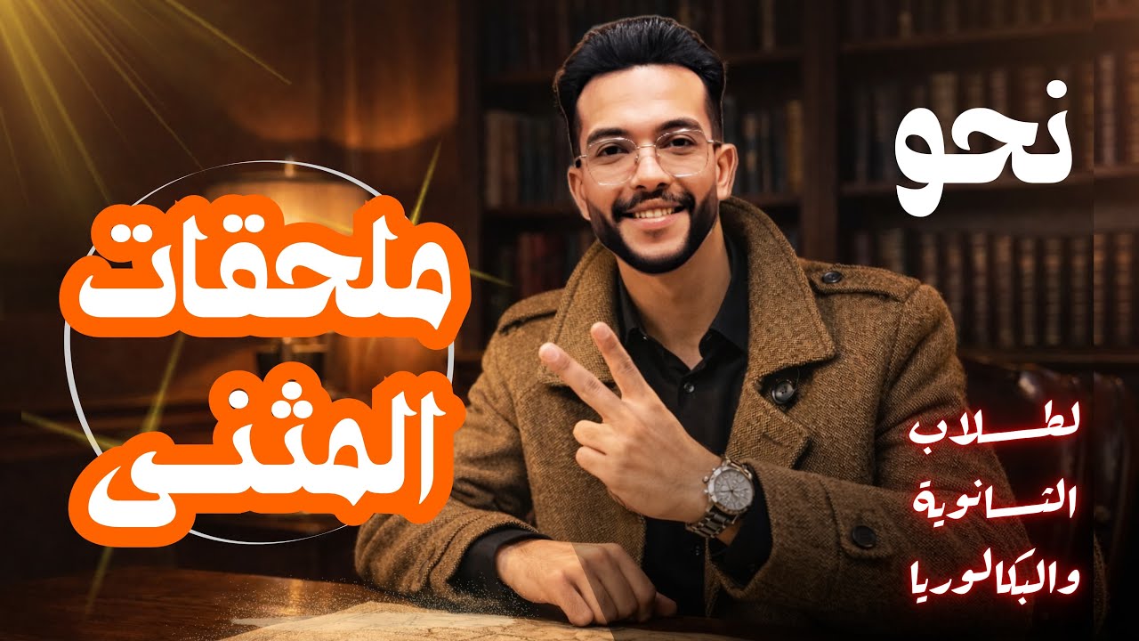 محمود رزق | نحو | المثنى وما يلحق به | ثانوي وبكالوريا