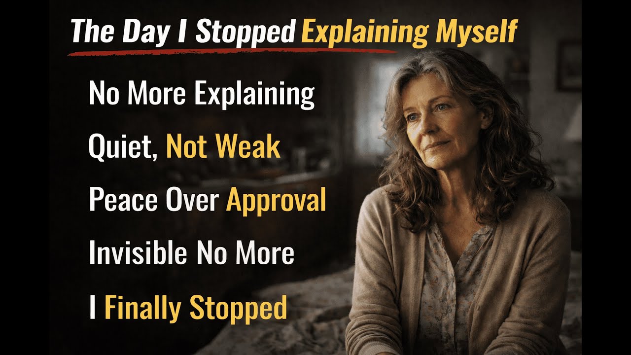 The Day I Stopped Explaining Myself | A Heartbreaking Story of a Mother, Family & Self-Worth