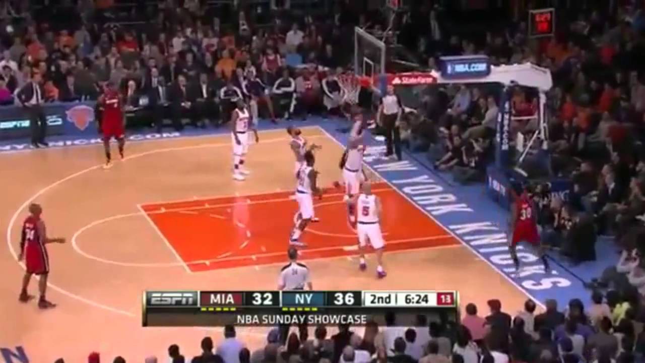Knicks vs Heat highlights March 3, 2013