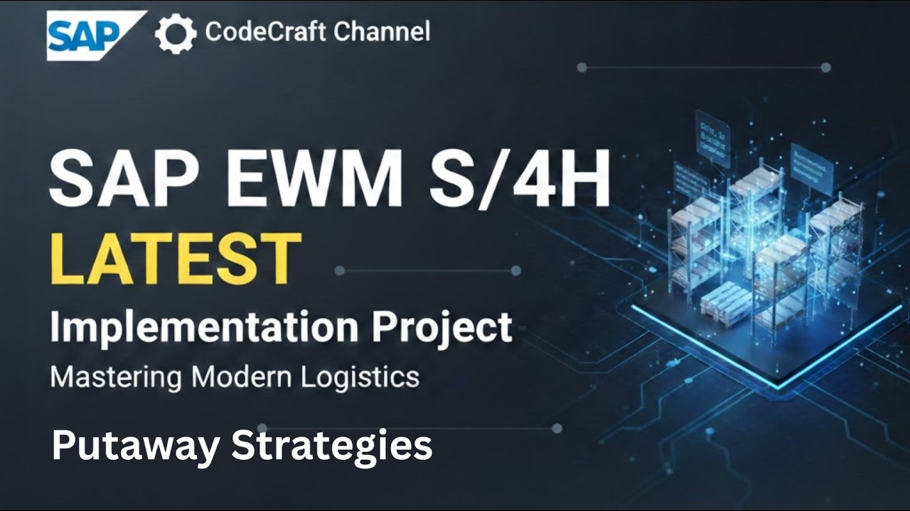 SAP EWM Putaway Strategies Explained | Real-Time S/4HANA Implementation | CodeCraft