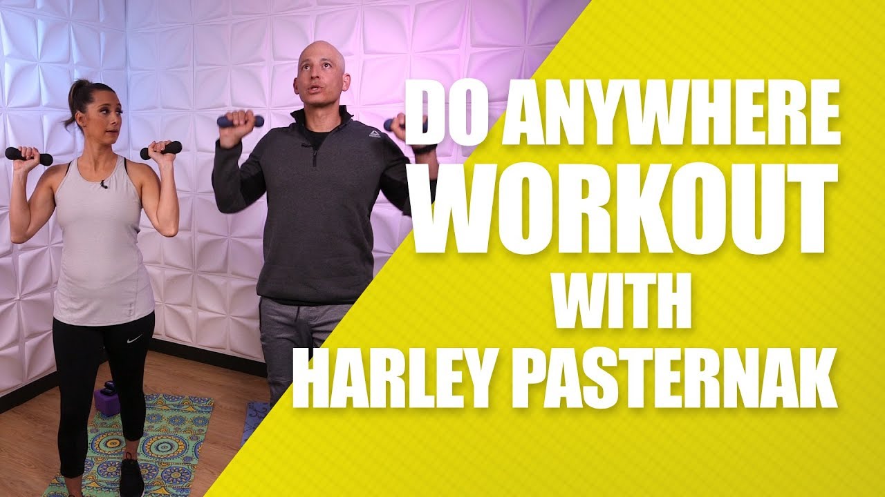 Celebrity trainer Harley Pasternak Do Anywhere Workout