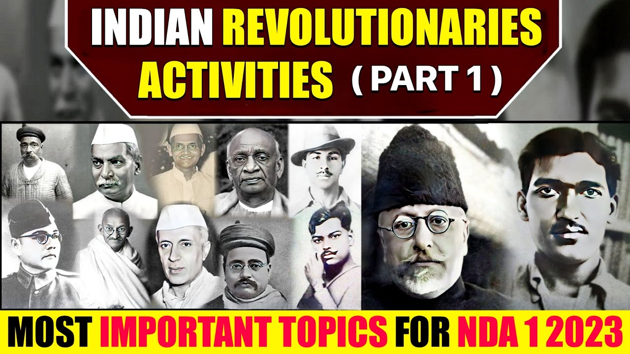 Indian Revolutionary Movement | Revolutionary Activities - Modern History NDA 2023- Learn With Sumit