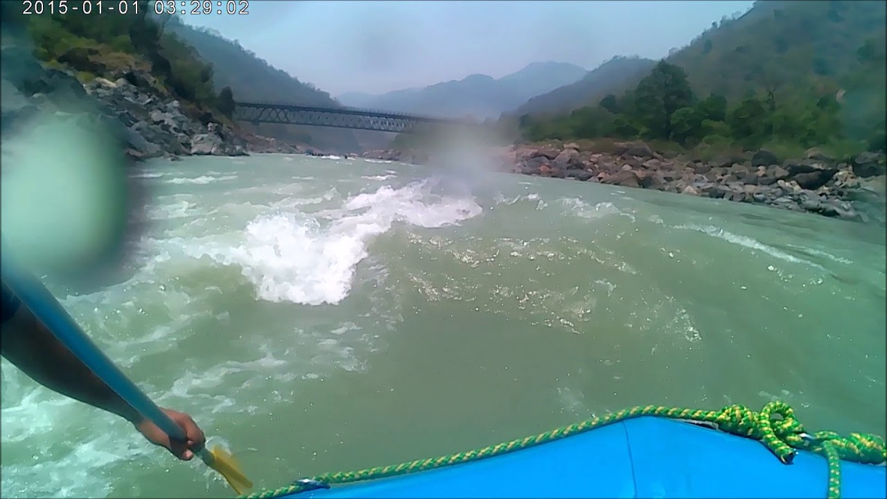 Deadly Rapids in ganges  ,rishikesh ,india