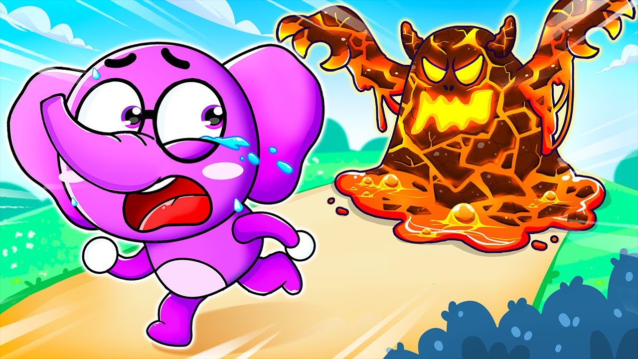 Escape From The Lava Floor 😱 | Lava Monster Song | Sing-along with Lamba Lamby