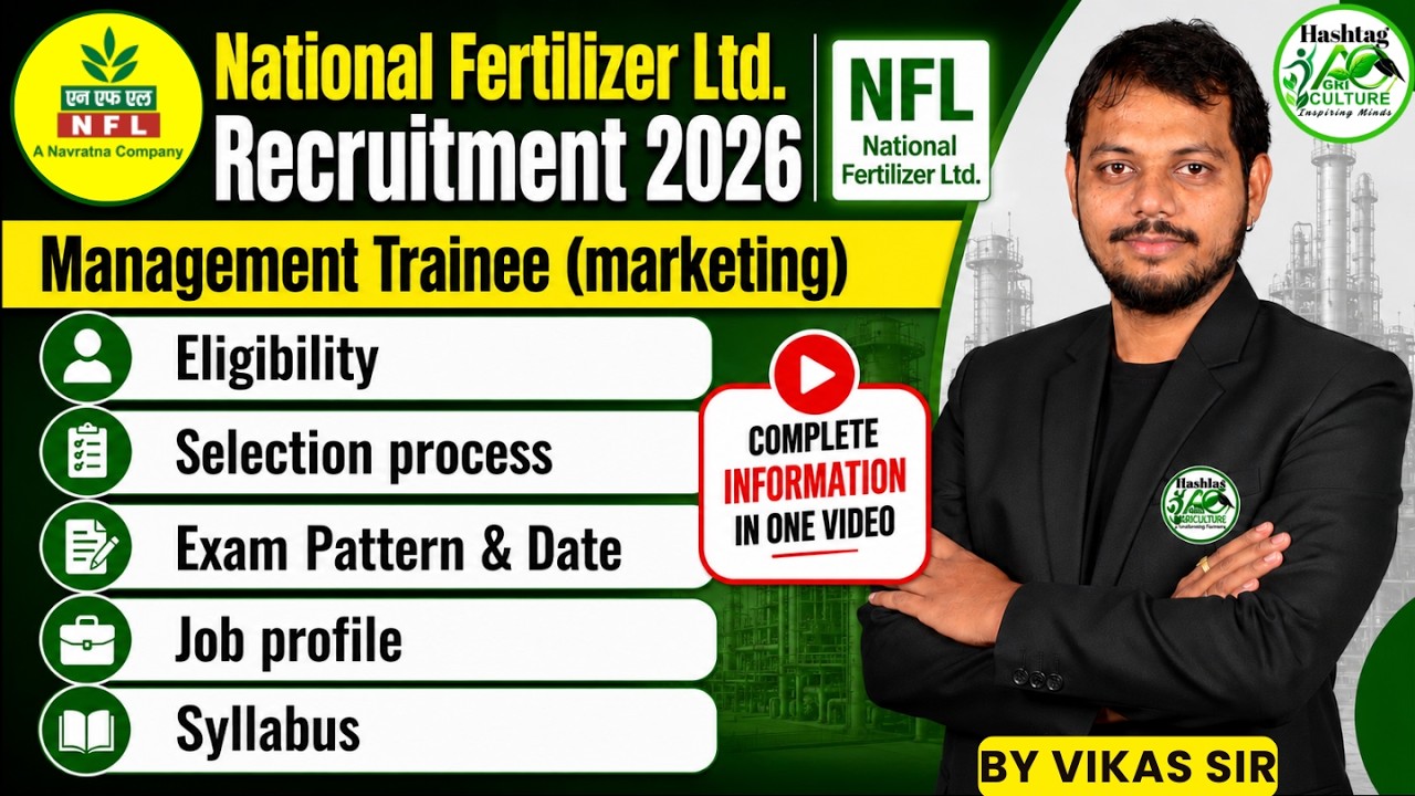 NFL Recruitment 2026 | NFL MT Marketing 2026 | Eligibility, Selection Process, Exam Pattern | NFL