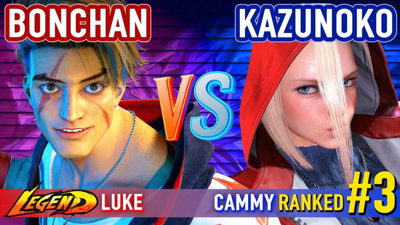 SF6 ▰ BONCHAN (Luke) vs KAZUNOKO (#3 Ranked Cammy) ▰ High Level Gameplay