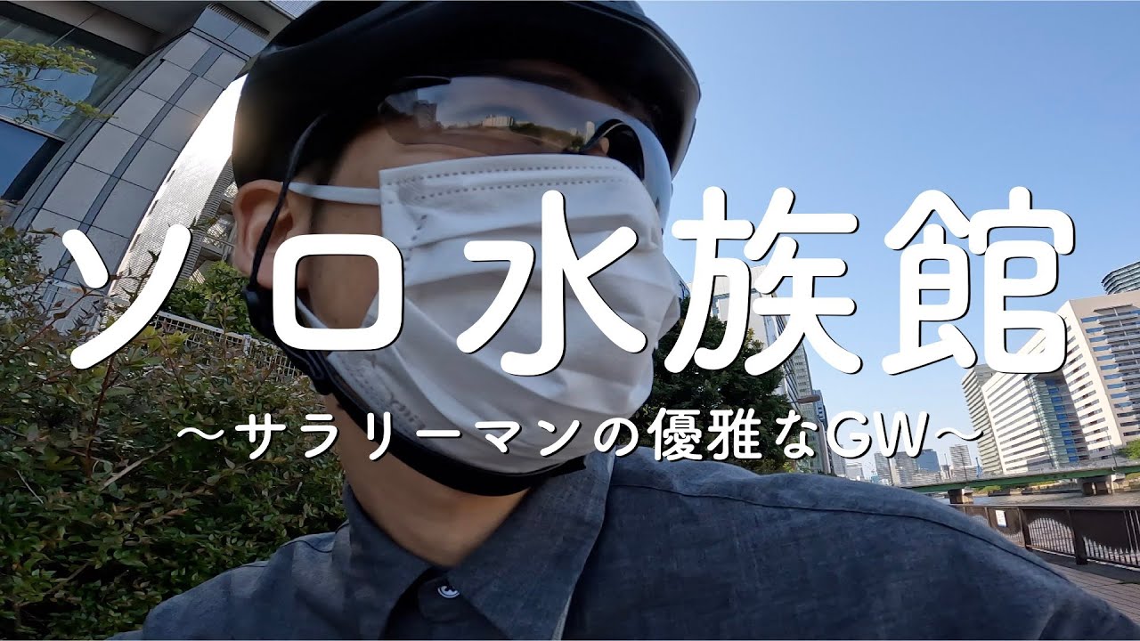 GW、男一人、折り畳み自転車で水族館を目指す【BROMPTON】