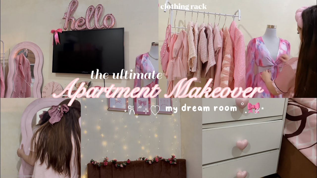 🌷aesthetic room makeover: pinterest inspired, pink aesthetic & coquette