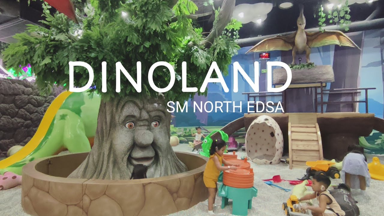 Let's Play with me! Here at Dinoland SM North Edsa with my Daddy #dinoland