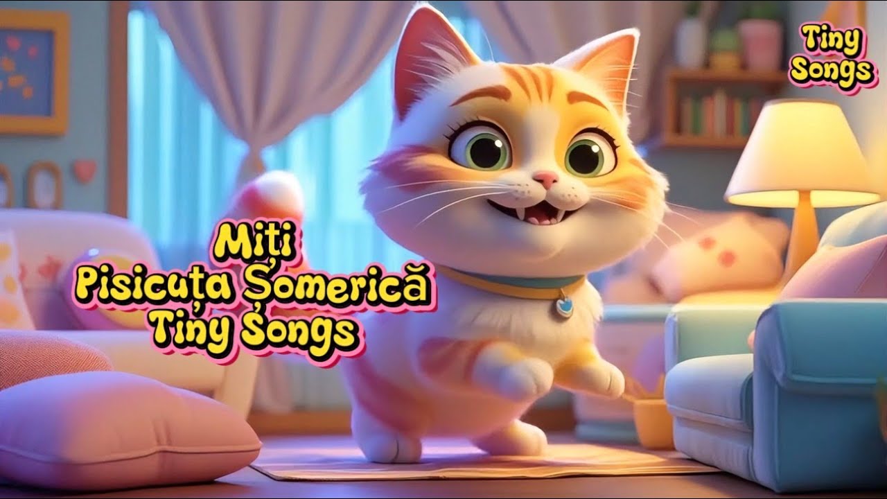 Miti, Pisicuța Șomerică 🐱 | C&acirc;ntec amuzant pentru copii (Tiny Songs)