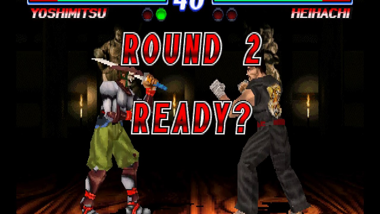 Tekken 2 ( PS1 ) - Yoshimitsu - Arcade Mode - Arranged Music ( Aug 2, 2018 )