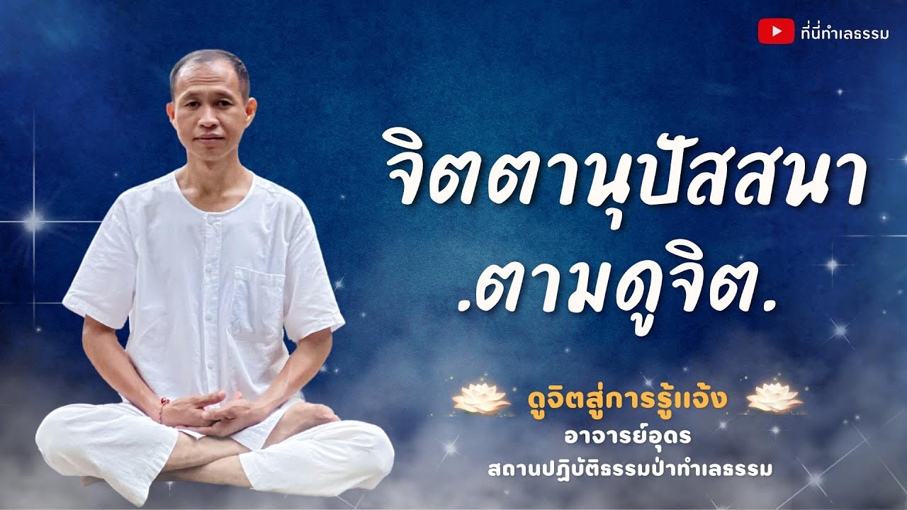 EP.142 จิตตานุปัสสนา ตามดูจิต | อาจารย์อุดร • ที่นี่ทำเลธรรม (19 พ.ย. 65)