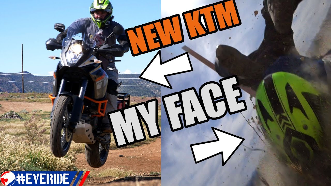 I BROKE MY BACK on my NEW KTM! #everide