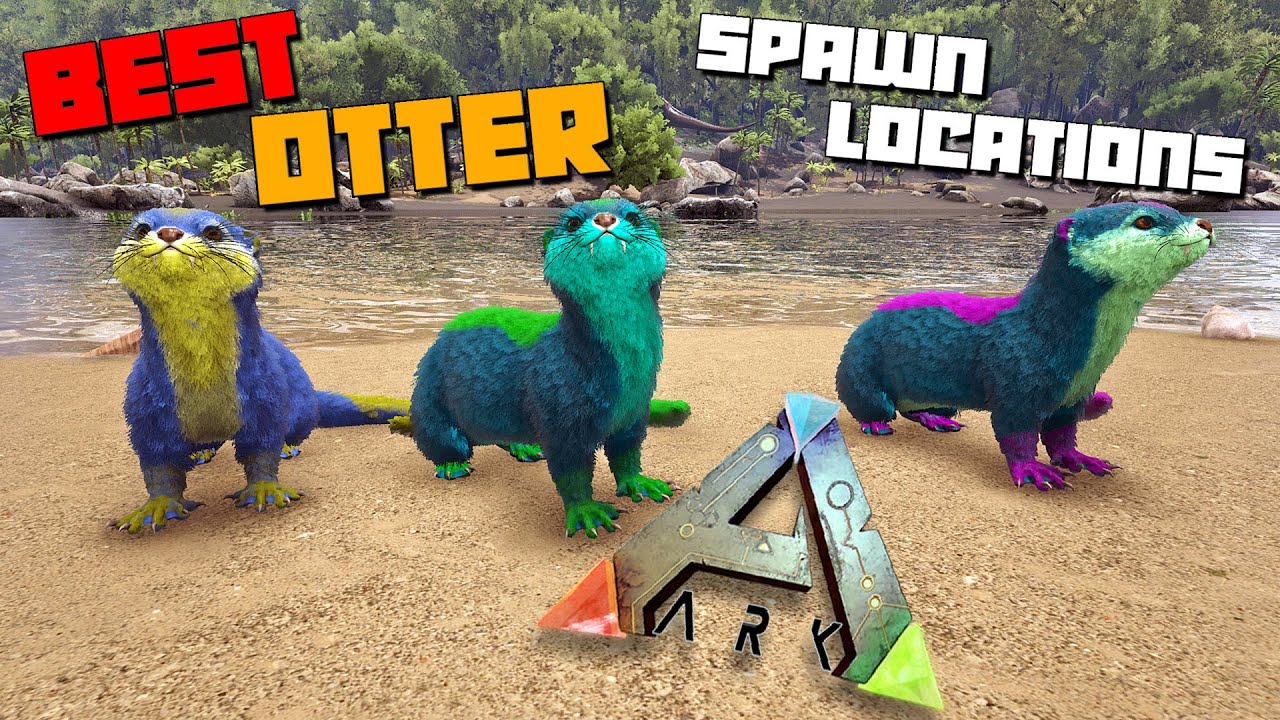 ARK: The Island | OTTER Spawn Locations | BEST Spots To Find Them!