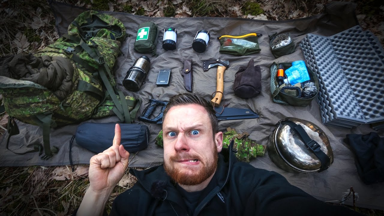 BUSHCRAFT SURVIVAL: Rucksack Inhalt Packliste f&uuml;r &Uuml;bernachtung - Loadout Ausr&uuml;stung | Fritz Meinecke