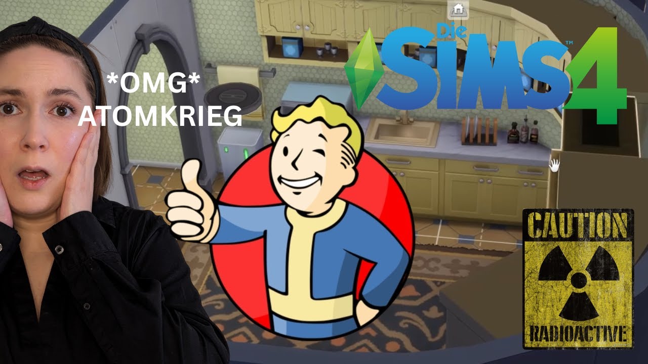 Ich baue ein Vault-Tec Fallout Shelter in Sims 4 I Teil 1 Charaktererstellung & Gemeinschaftsküche